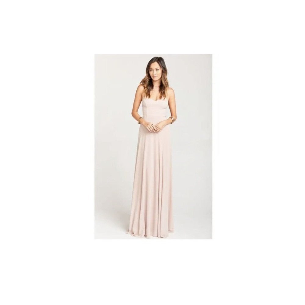 Show Me Your Mumu Godshaw‎ Goddess Gown Dancing Queen Shine Blush Maxi Dress XL